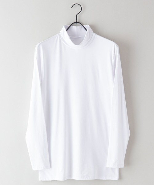 EDWIN(エドウィン)の「【EDWIN/エドウィン】BODYFIRE 保温機能 ハイネック インナーロンT(Tシャツ/カットソー・メンズ・ホワイト/グレー/チャコールグレー/ネイビー・LARGE/X-LARGE/MEDIUM)」の1枚目の写真