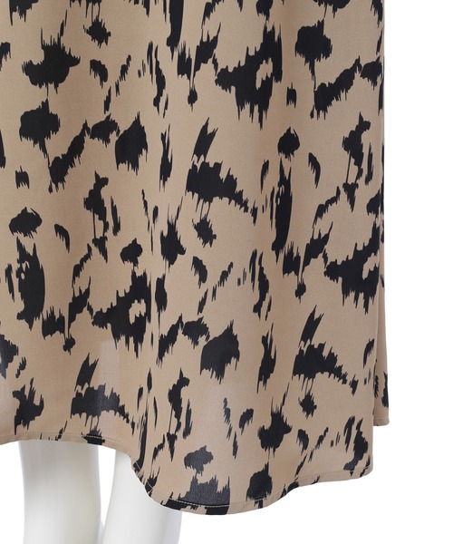 fifth(フィフス)の「アニマルプリントフレアスカート(スカート・レディース・ブラック/モカ・S/M)」の14枚目の写真