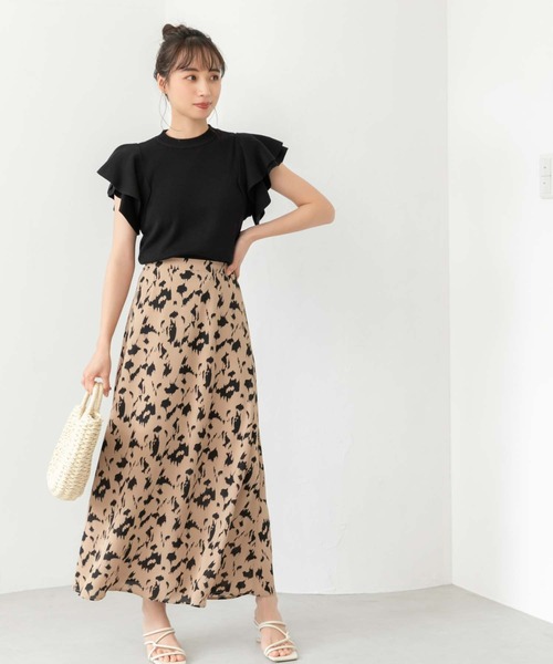 fifth(フィフス)の「アニマルプリントフレアスカート(スカート・レディース・ブラック/モカ・S/M)」の12枚目の写真