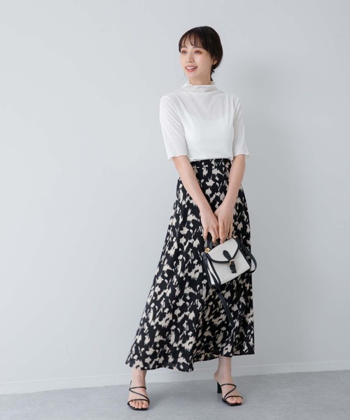 fifth(フィフス)の「アニマルプリントフレアスカート(スカート・レディース・ブラック/モカ・S/M)」の9枚目の写真