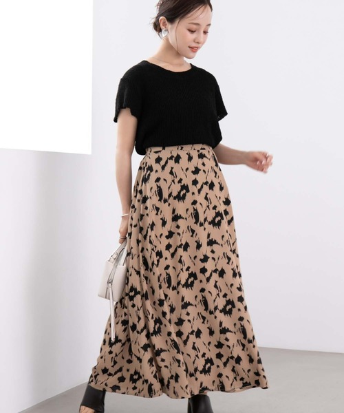 fifth(フィフス)の「アニマルプリントフレアスカート(スカート・レディース・ブラック/モカ・S/M)」の20枚目の写真