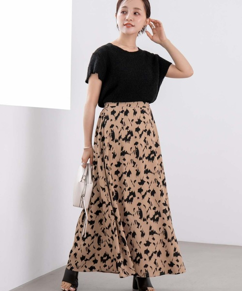 fifth(フィフス)の「アニマルプリントフレアスカート(スカート・レディース・ブラック/モカ・S/M)」の7枚目の写真