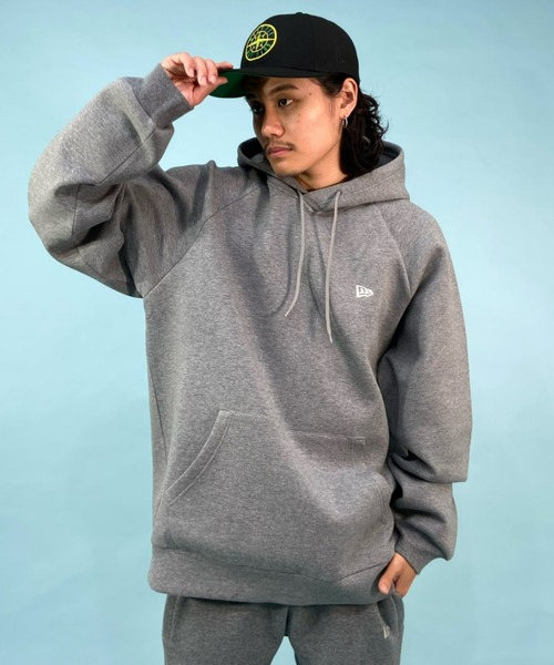 NEW ERA（ニューエラ）の「【ムラサキスポーツ別注】NEW ERA/ニューエラ オーバーサイズ プルオーバーパーカー/ビッグロゴ バックプリント 13501862/13501863/13501864（パーカー・メンズ・ベージュ/グレー/ブラック・M/L/XL/XXL）」の21枚目の写真