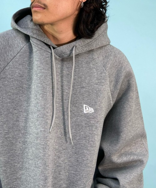 NEW ERA（ニューエラ）の「【ムラサキスポーツ別注】NEW ERA/ニューエラ オーバーサイズ プルオーバーパーカー/ビッグロゴ バックプリント 13501862/13501863/13501864（パーカー・メンズ・ベージュ/グレー/ブラック・M/L/XL/XXL）」の22枚目の写真