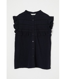 MOUSSY | PIN TUCK RUFFLE ブラウス(シャツ/ブラウス)