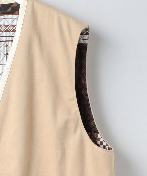 最終価格　6(ROKU)  RAYON COTTON ASA VEST/ベスト roku 6 RAYON COTTON ASA VEST/ベスト
