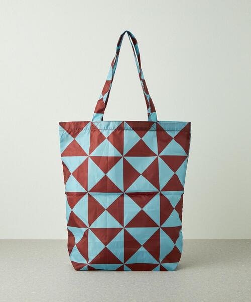 CITEN(シテン)の「<CITEN>CITEN クルクルパッチン ジオメトリック トートバッグ(トートバッグ・レディース・ライトブルー/ピンク/ブラック/ケリー・FREE)」の6枚目の写真