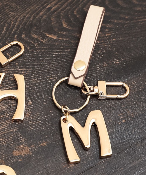 イニシャルチャーム Manバージョン⛄❆ 在庫限り マルチWAYイニシャルチャームM/345609（その他小物）｜GLOBAL