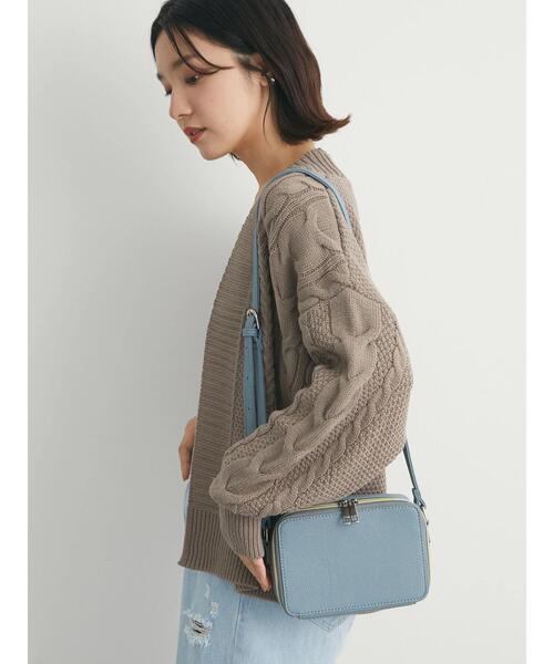 Green　Parks（グリーンパークス）の「・ボックスミニショルダーバッグ（ショルダーバッグ・レディース・ブラック/グレー/ブルー・FREE）」の16枚目の写真