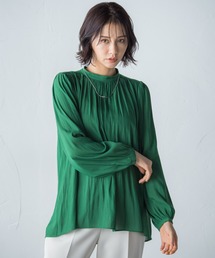 【WEB別注】割繊ブラウス≪洗濯機で洗える≫