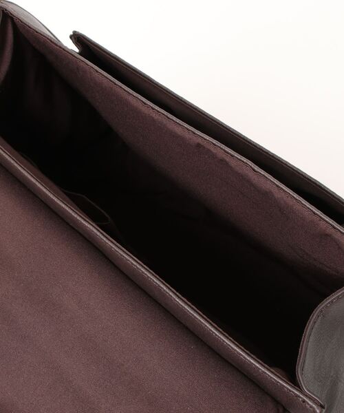 ehka sopo（エヘカソポ）の「3WAYサッチェルバッグ（ショルダーバッグ・レディース・ブラウン/オフホワイト/グリーン/キャメル・ﾌﾘ-）」の17枚目の写真