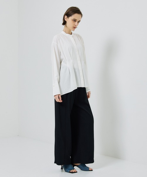 city（シティ）の「【CITY】マットツイルアセテートリラックスパンツ（その他パンツ・レディース・ブラック/ベージュ・1/2）」の16枚目の写真