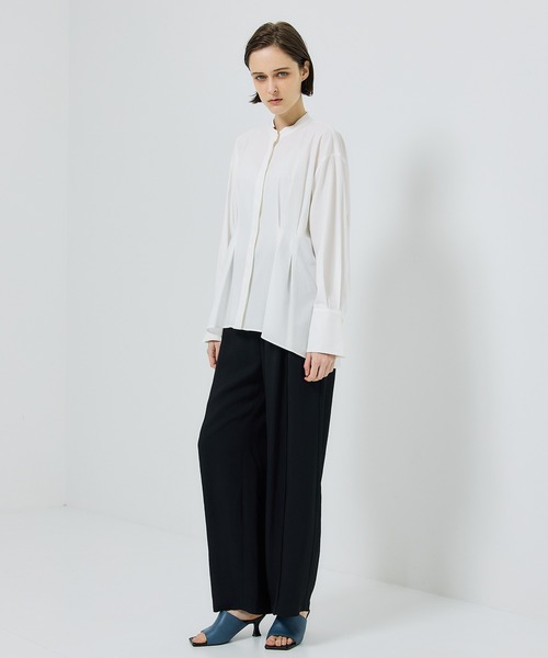 city（シティ）の「【CITY】マットツイルアセテートリラックスパンツ（その他パンツ・レディース・ブラック/ベージュ・1/2）」の17枚目の写真