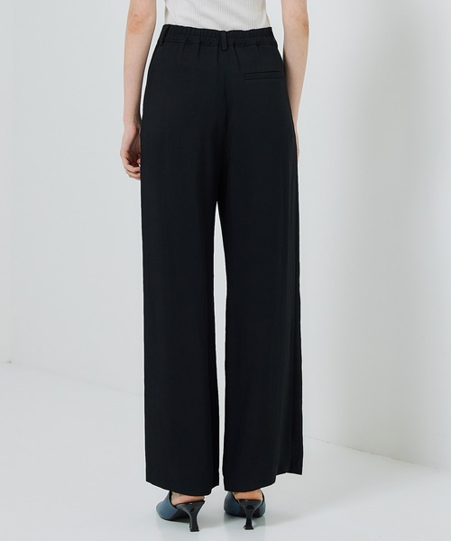 city（シティ）の「【CITY】マットツイルアセテートリラックスパンツ（その他パンツ・レディース・ブラック/ベージュ・1/2）」の20枚目の写真