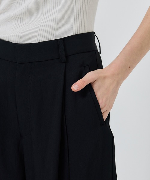 city（シティ）の「【CITY】マットツイルアセテートリラックスパンツ（その他パンツ・レディース・ブラック/ベージュ・1/2）」の22枚目の写真