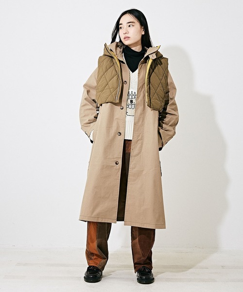 TOBILA（トビラ）の「ミックスコーデュロイパッチワークストレートパンツ（その他パンツ・レディース・ブラウン/ネイビー/カーキ・L/M）」の14枚目の写真