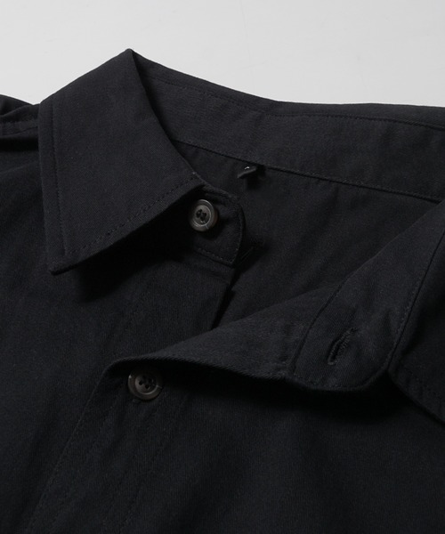 coca(coca)(コカ)の「メンズツイル配色オーバーシャツ(シャツ/ブラウス・メンズ・オレンジ/ブラック・M/L)」の13枚目の写真