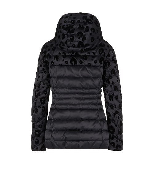 EMPORIO ARMANI EA7(エンポリオアルマーニイーエーセブン)の「【エンポリオ アルマーニ EA7】Graphic Series パッド入りフード付きパファージャケット(ダウンジャケット/コート・レディース・ブラック・SMALL/X-SMALL/MEDIUM)」の4枚目の写真