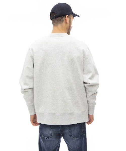 BILLABONG（ビラボン）の「BILLABONG メンズ COLLEGE LOGO トレーナー 【2022年秋冬モデル】/ビラボンカレッジロゴスウェットトレーナー（スウェット・メンズ・バーガンディー/ネイビー/グレー/グリーン・LARGE/X-LARGE/MEDIUM）」の6枚目の写真