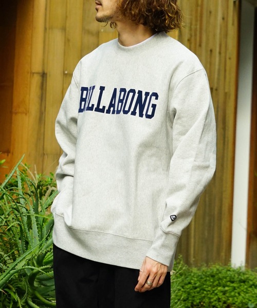 BILLABONG（ビラボン）の「BILLABONG メンズ COLLEGE LOGO トレーナー 【2022年秋冬モデル】/ビラボンカレッジロゴスウェットトレーナー（スウェット・メンズ・バーガンディー/ネイビー/グレー/グリーン・LARGE/X-LARGE/MEDIUM）」の19枚目の写真