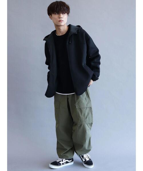 CRAFT STANDARD BOUTIQUE（クラフトスタンダードブティック）の「クルーネックモールニット　◆（ニット/セーター・メンズ・モカ/ブラック/ブルー/アイボリー・M/L/LL）」の20枚目の写真