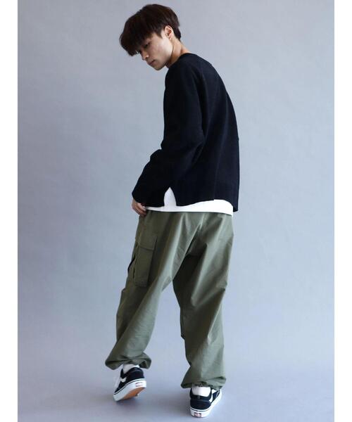 CRAFT STANDARD BOUTIQUE（クラフトスタンダードブティック）の「クルーネックモールニット　◆（ニット/セーター・メンズ・モカ/ブラック/ブルー/アイボリー・M/L/LL）」の22枚目の写真