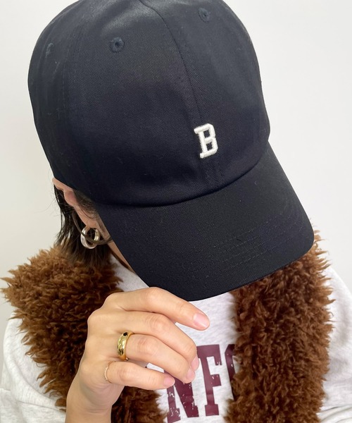 MLI'A(エムリア)の「刺しゅうCAP(キャップ・レディース・ブラウン/ネイビー/ネイビー系1/ボルドー/ベージュ/ブラック・ONE SIZE)」の2枚目の写真