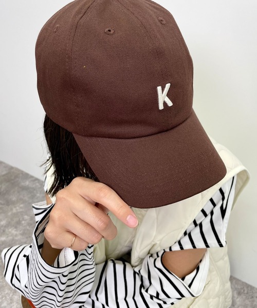 MLI'A(エムリア)の「刺しゅうCAP(キャップ・レディース・ブラウン/ネイビー/ネイビー系1/ボルドー/ベージュ/ブラック・ONE SIZE)」の11枚目の写真