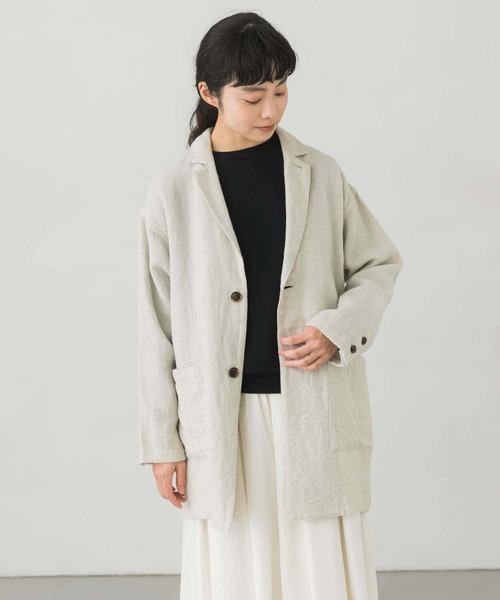 かぐれ（カグレ）の「ウールリネンテーラードジャケット（その他