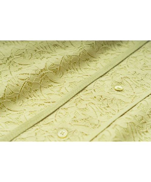 Wizzard（ウィザード）の「Wizzard ウィザード / LACE  SHIRTリラクシングフラワーレースシャツ / W23SS-SH050（シャツ/ブラウス・メンズ・ブラック/ホワイト/イエロー・3/1/2）」の13枚目の写真