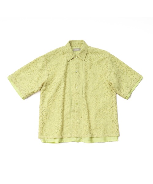 Wizzard（ウィザード）の「Wizzard ウィザード / LACE  SHIRTリラクシングフラワーレースシャツ / W23SS-SH050（シャツ/ブラウス・メンズ・ブラック/ホワイト/イエロー・3/1/2）」の17枚目の写真