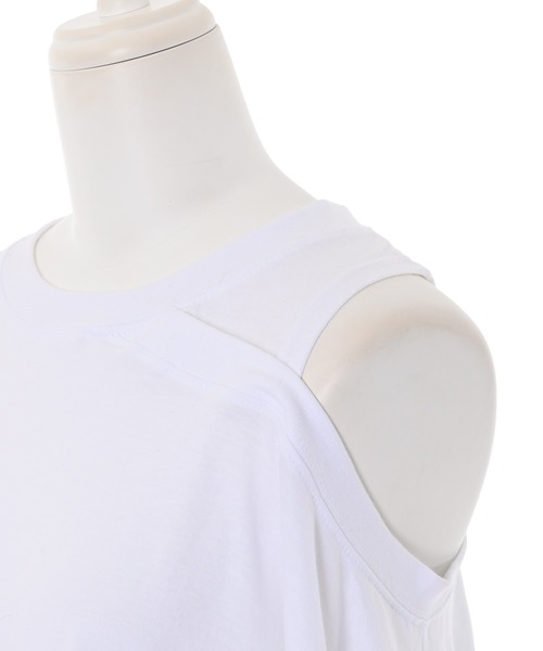 Narcissus（ナルシス）の「【Narcissus】ワンショルダートップス（スウェット・レディース・ホワイト/ブラック・FREE）」の10枚目の写真