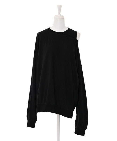 Narcissus（ナルシス）の「【Narcissus】ワンショルダートップス（スウェット・レディース・ホワイト/ブラック・FREE）」の11枚目の写真