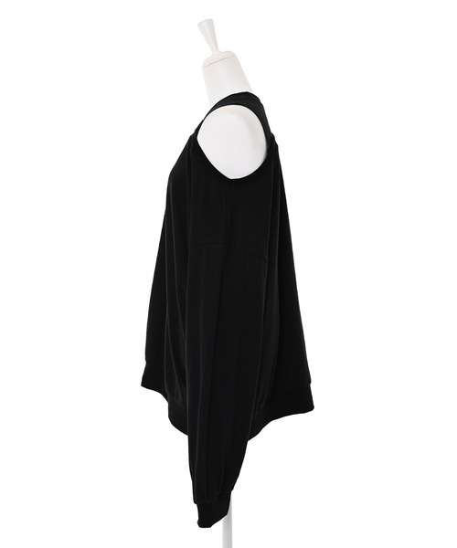 Narcissus（ナルシス）の「【Narcissus】ワンショルダートップス（スウェット・レディース・ホワイト/ブラック・FREE）」の12枚目の写真