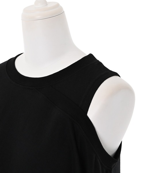 Narcissus（ナルシス）の「【Narcissus】ワンショルダートップス（スウェット・レディース・ホワイト/ブラック・FREE）」の14枚目の写真