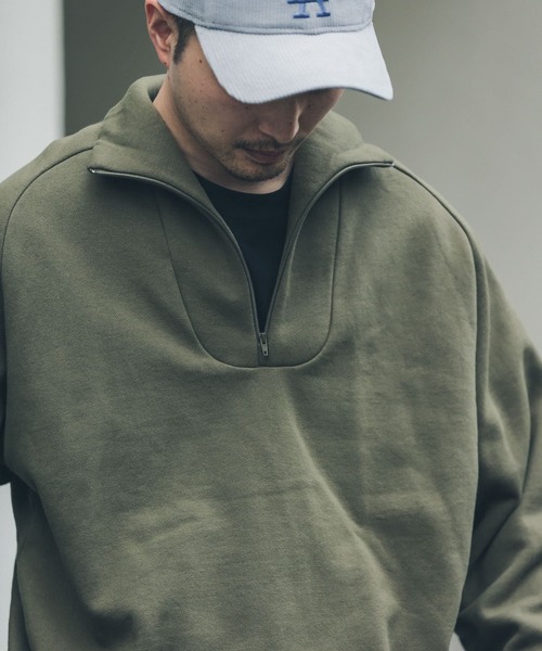 ARMY TWILL　FRA Sweat Zip Pullover