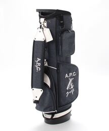 美品✨ A.P.C. ゴルフ JEAN スタンド付 キャディバッグ ベージュ A.P.C. GOLF（アー・ペー・セー ゴルフ）の「Jean's キャディバッグ