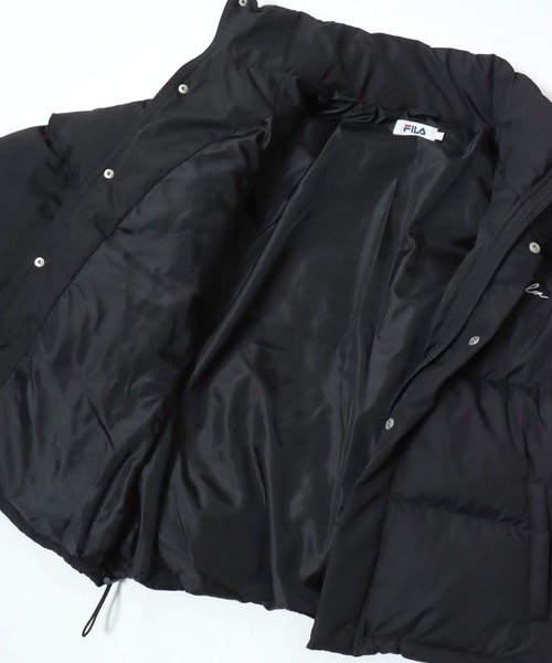 FILA(フィラ)の「FILA/フィラ 別注 FIBER DOWN JACKET/オーバーサイズ 中綿 ファイバーダウンジャケット/キルティングアウター/レディース メンズ(ダウンジャケット/コート・レディース・ブラック/ホワイト・M/L/LL)」の21枚目の写真