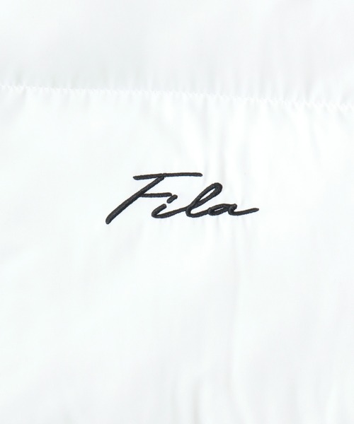 FILA(フィラ)の「FILA/フィラ 別注 FIBER DOWN JACKET/オーバーサイズ 中綿 ファイバーダウンジャケット/キルティングアウター/レディース メンズ(ダウンジャケット/コート・レディース・ブラック/ホワイト・M/L/LL)」の22枚目の写真