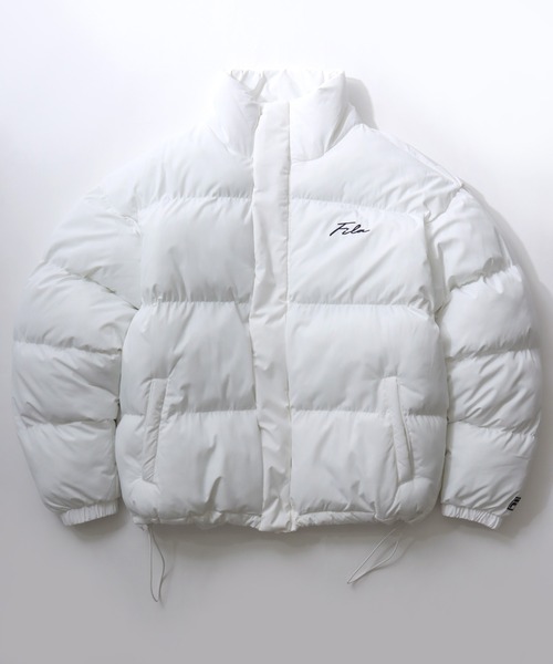 FILA(フィラ)の「FILA/フィラ 別注 FIBER DOWN JACKET/オーバーサイズ 中綿 ファイバーダウンジャケット/キルティングアウター/レディース メンズ(ダウンジャケット/コート・レディース・ブラック/ホワイト・M/L/LL)」の9枚目の写真