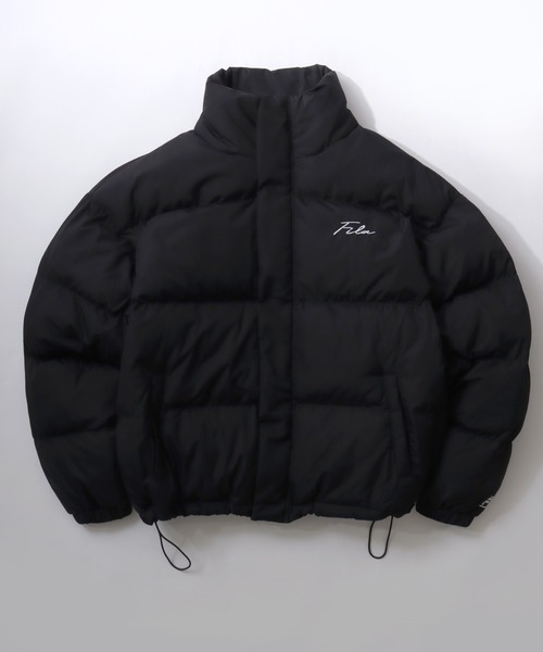 FILA(フィラ)の「FILA/フィラ 別注 FIBER DOWN JACKET/オーバーサイズ 中綿 ファイバーダウンジャケット/キルティングアウター/レディース メンズ(ダウンジャケット/コート・レディース・ブラック/ホワイト・M/L/LL)」の10枚目の写真