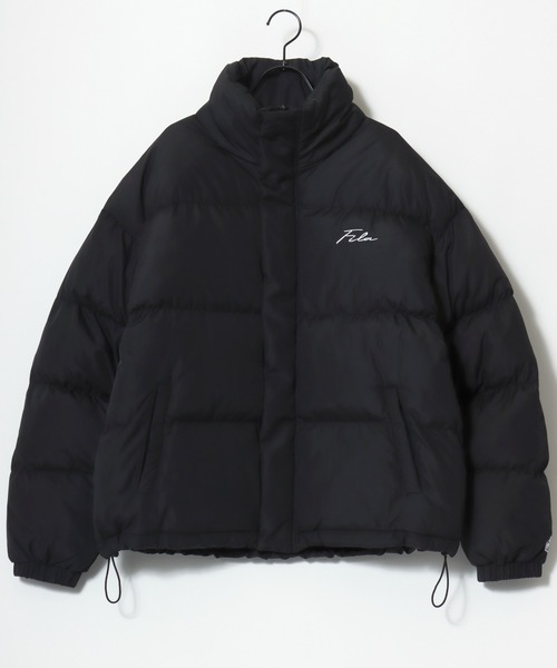 FILA(フィラ)の「FILA/フィラ 別注 FIBER DOWN JACKET/オーバーサイズ 中綿 ファイバーダウンジャケット/キルティングアウター/レディース メンズ(ダウンジャケット/コート・レディース・ブラック/ホワイト・M/L/LL)」の7枚目の写真