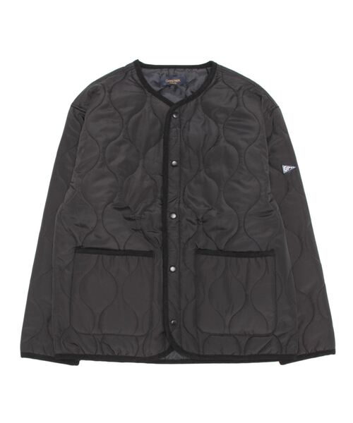Grand PARK（グランドパーク）の「ライナーキルト中綿ブルゾン（ノーカラーコート・メンズ・ブラック/グレー/オリーブ・MEDIUM/LARGE/X-LARGE）」の8枚目の写真