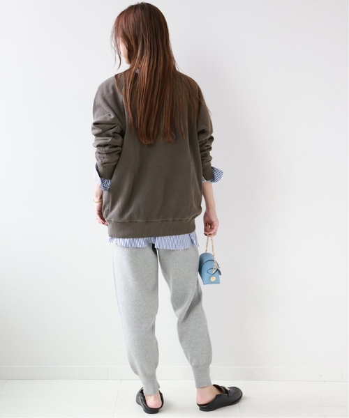 MIXTA（ミクスタ）の「《追加3》別注【MIXTA/ミクスタ】*RELUME C/N SWEAT：スウェット（Tシャツ/カットソー・レディース・ホワイト/ブラウン系その他/ブラック/グリーン・LARGE）」の15枚目の写真
