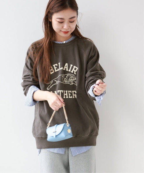 MIXTA（ミクスタ）の「《追加3》別注【MIXTA/ミクスタ】*RELUME C/N SWEAT：スウェット（Tシャツ/カットソー・レディース・ホワイト/ブラウン系その他/ブラック/グリーン・LARGE）」の9枚目の写真