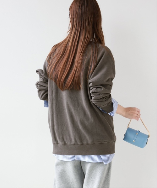 MIXTA（ミクスタ）の「《追加3》別注【MIXTA/ミクスタ】*RELUME C/N SWEAT：スウェット（Tシャツ/カットソー・レディース・ホワイト/ブラウン系その他/ブラック/グリーン・LARGE）」の12枚目の写真