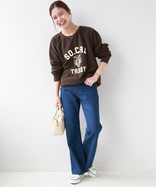 MIXTA（ミクスタ）の「《追加3》別注【MIXTA/ミクスタ】*RELUME C/N SWEAT：スウェット（Tシャツ/カットソー・レディース・ホワイト/ブラウン系その他/ブラック/グリーン・LARGE）」の11枚目の写真