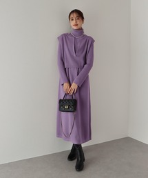 BLUEEAST | ニットベスト＆タートルニットワンピース セットアップ(ワンピース)