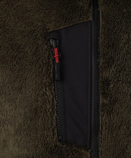 BRIEFING（ブリーフィング）の「【ブリーフィングゴルフ】MENS POLARTEC FLEECE JACKET（ブルゾン・メンズ・ブラウン/オリーブ/グレー/ネイビー/ブラック/ホワイト・L/M）」の14枚目の写真