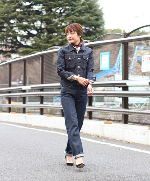 Sheta（シータ）の「デニムジャケット（デニムジャケット・レディース・インディゴブルー・FREE）」の13枚目の写真